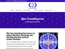 Tablet Screenshot of ajna-consulting.com